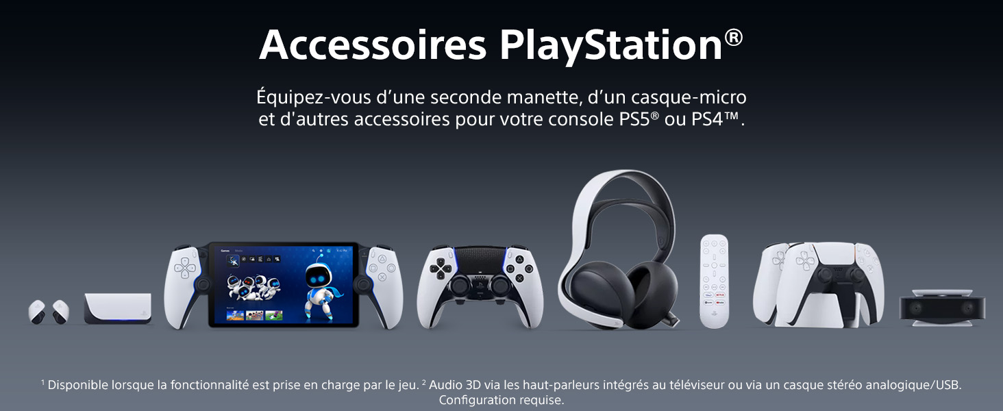 Les accessoires Playstation 5